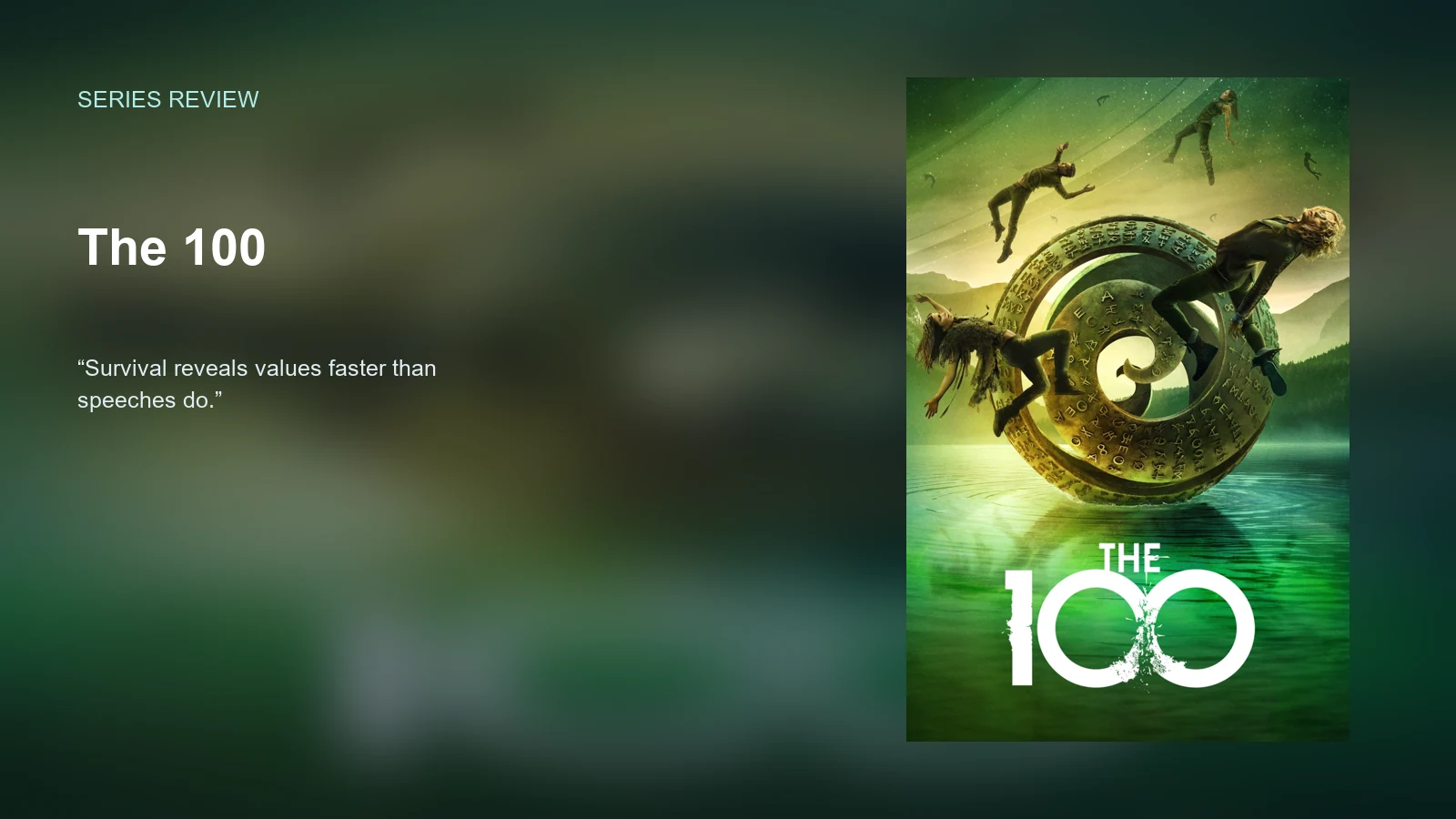 The 100 — Leadership When Every Choice Has a Cost